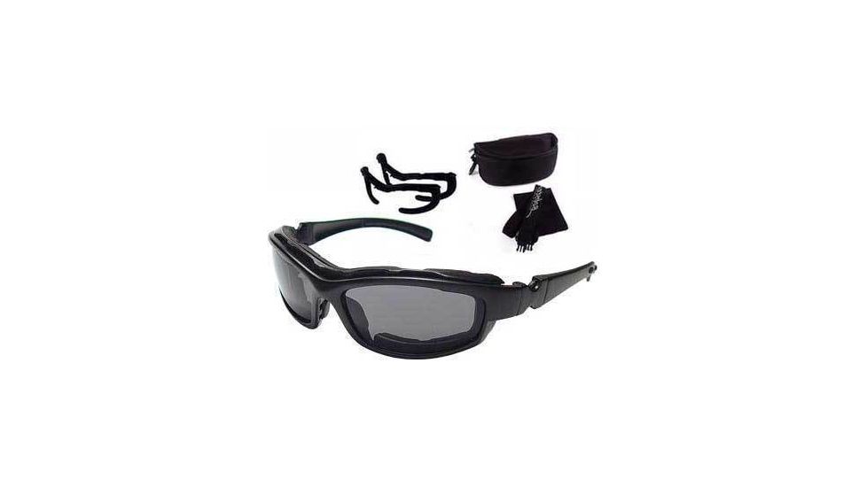 Bobster Road Hog II Convertible Goggle - Sunglass Action Eyewear Bifocal RX Prescription Lens System
