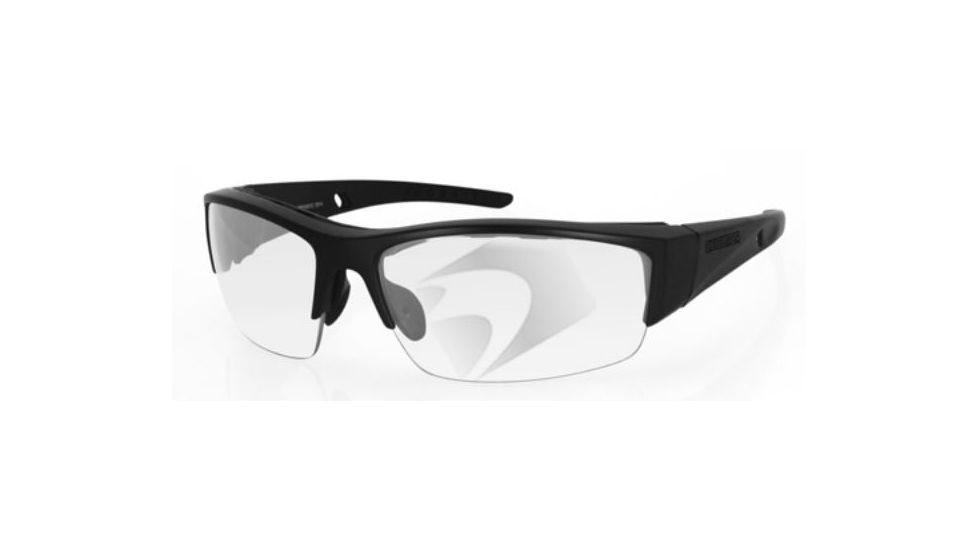 Bobster Ryval 2 Sunglass, Matte Blk, Anti-fog Clear, ANSI Z87 ERYV002C