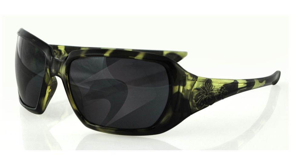 Bobster Scarlet Sunglasses, Olive Tortoise Frame, No Foam ESCA103