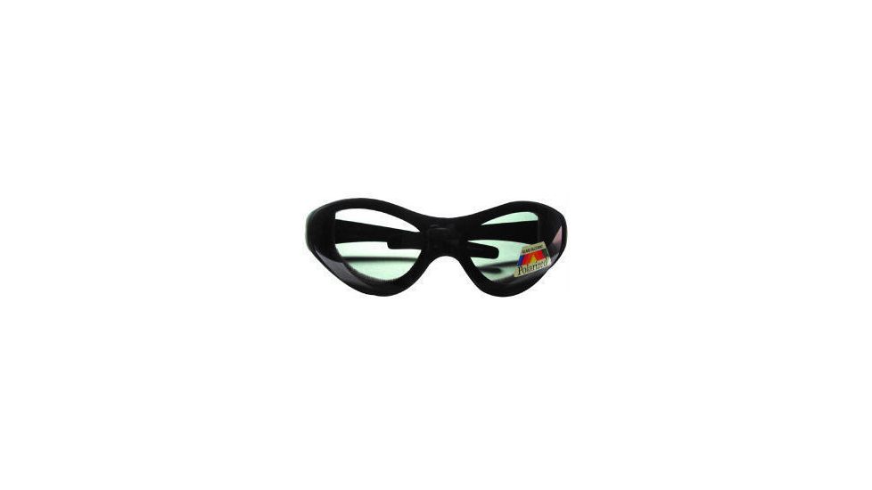 Bobster Action Eyewear Spektrax Fishing Convertible Sunglasses with Smoke Polarized Lenses BST001P