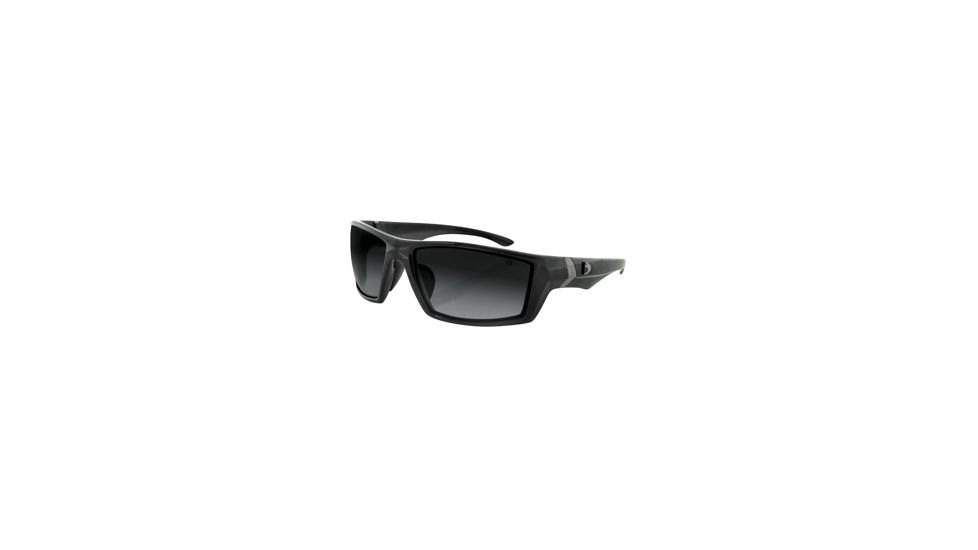 Bobster Whiskey Ballistic RX Sunglass, Shiny Black Frame EWHI001