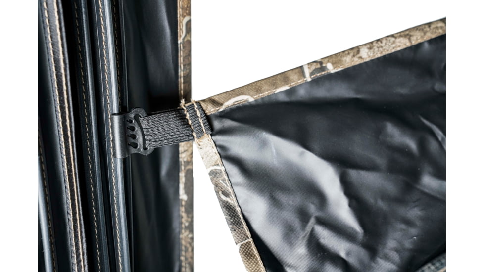 BOG Grave Digger 4-Hub Ground Hunting Blind, Mossy Oak Elements Terra, Brown, 1132996