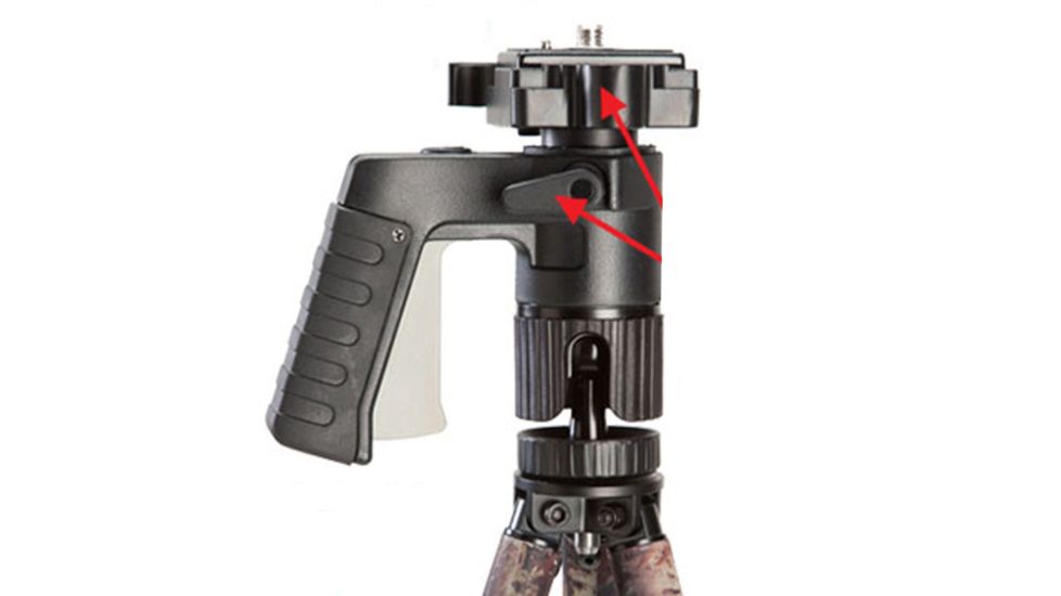 BOGgear PCA Close Up Of Bubble Level and Side Lever Locks