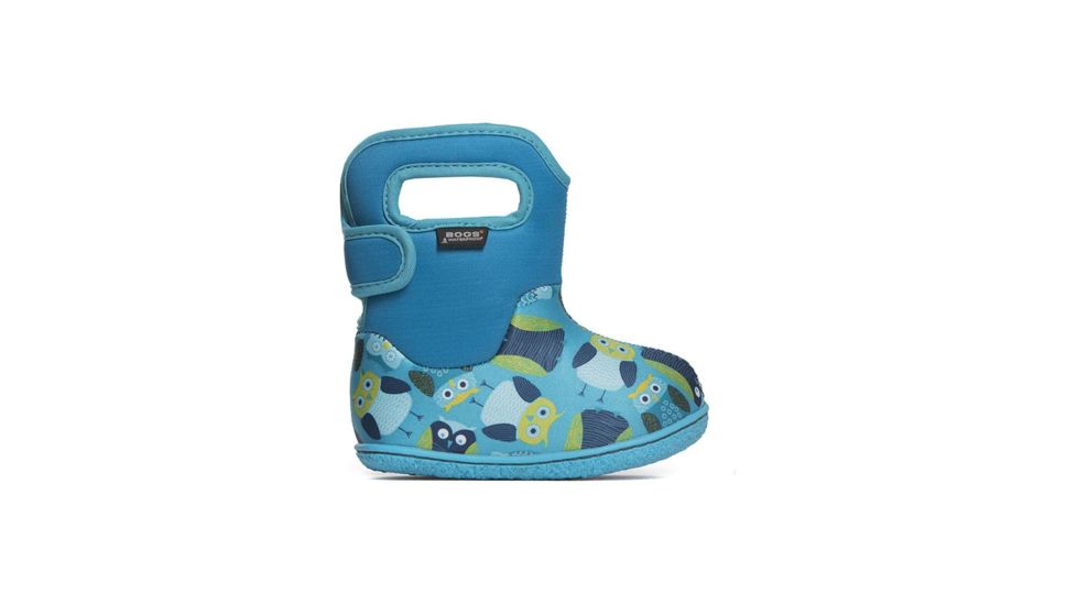 Bogs Baby Bog Owls Waterproof Boots - Kids, Blue Multi, 4, 72166I-460-M-4