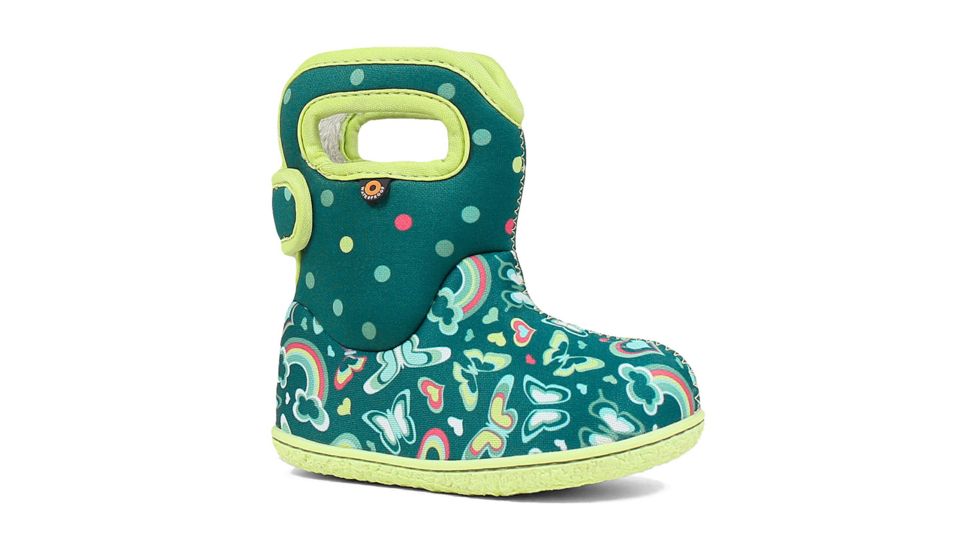Bogs Baby Bogs Rainbows, Turquoise Multi, Medium, 5, 72465I-463-M- 5
