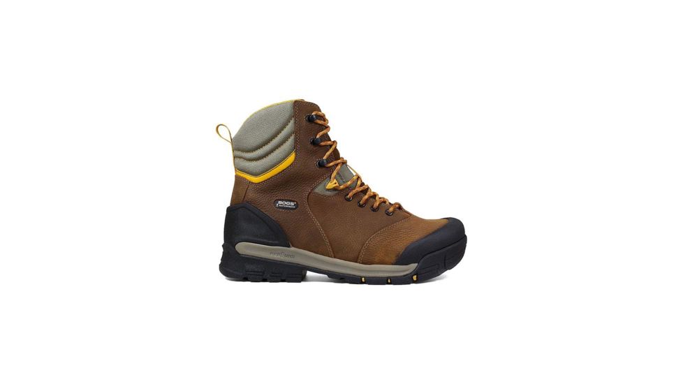 Bogs Bedrock 8 Inch Waterproof Leather Boots - Mens, Brown Multi, 8.5, 72303-249-M8-
