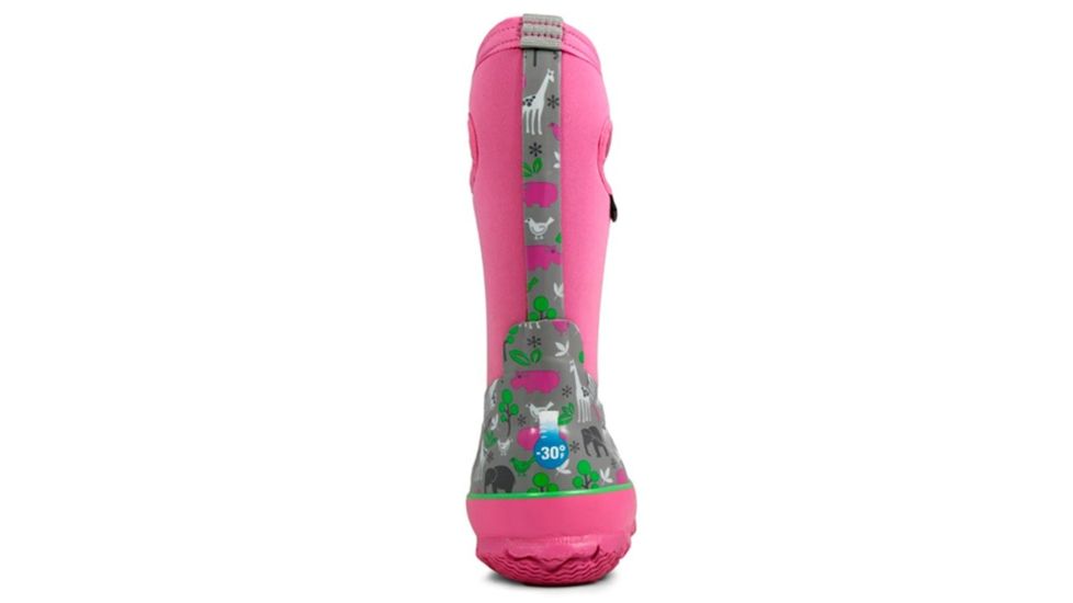 Bogs Classic Animals Boot,Pink Multi,Size 5 71850-690-5