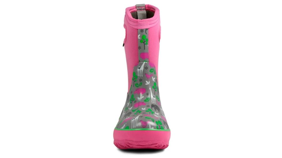 Bogs Classic Animals Boot,Pink Multi,Size 5 71850-690-5