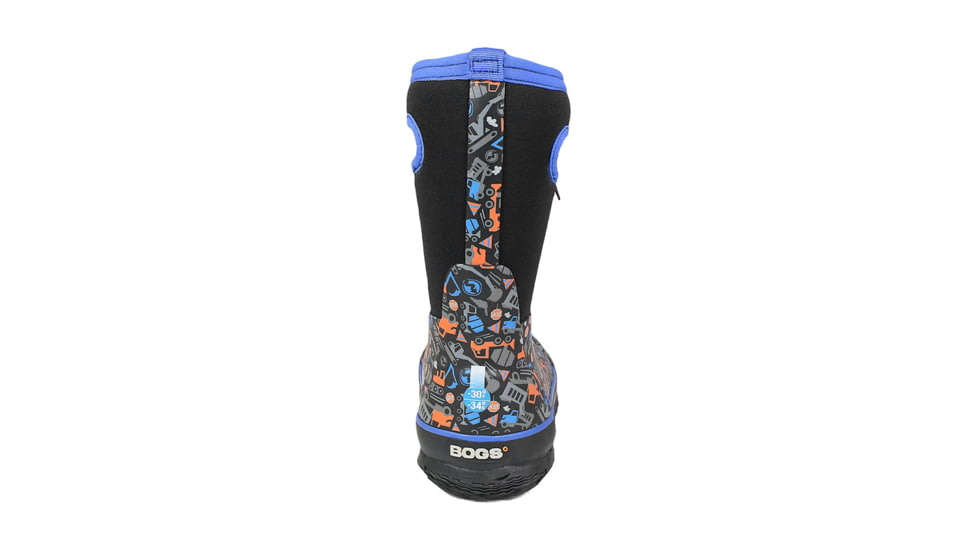 Bogs Classic Construction, Black Multi, Medium, 1, 72448-009-M- 1