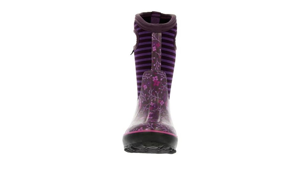 Bogs Classic Flower Stripes Boot,Purple Multi,Size 9 71560-540-9
