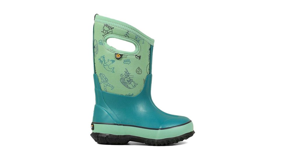 Bogs Classic Rollyn, Teal Multi, Medium, 3, 72498-448-M- 3