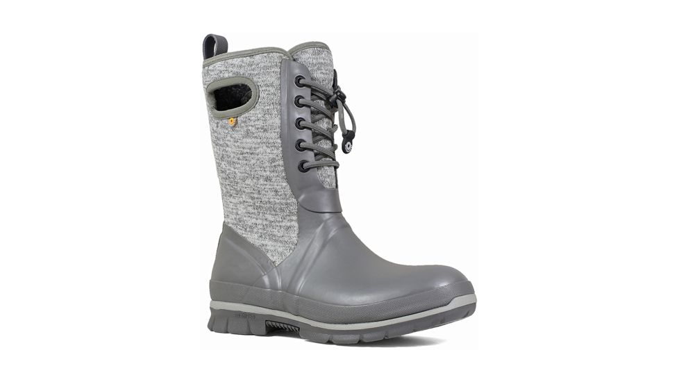 Bogs Crandall Lace Knit - Womens, Gray Multi, Medium, 7, 72419-062-M- 7