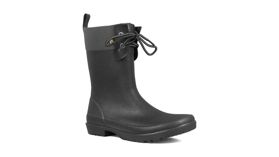 Bogs Flora 2 Eye Waterproof Boots - Womens, Black, Medium, 11, 72348-001-M11