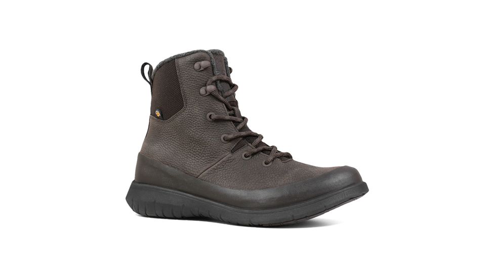 Bogs Freedom Lace Tall - Mens, Dark Brown, Medium, 13, 72469-201-M-13