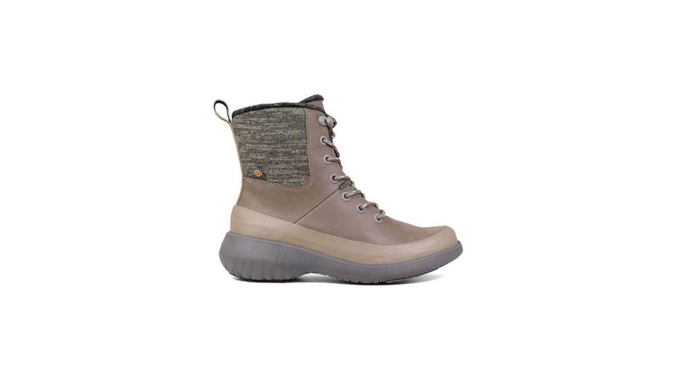 Bogs Freedom Lace Waterproof Boots - Womens, Taupe, 9, 72412-260-M-9
