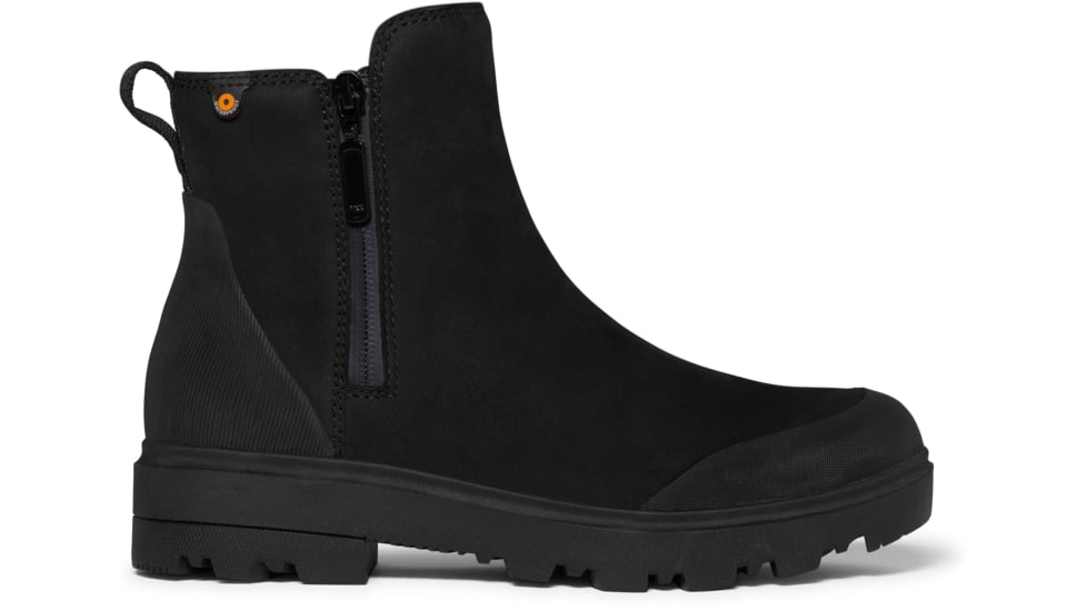Bogs Holly Zip Leather Shoes - Womens, Black, 10, 72840-001-10
