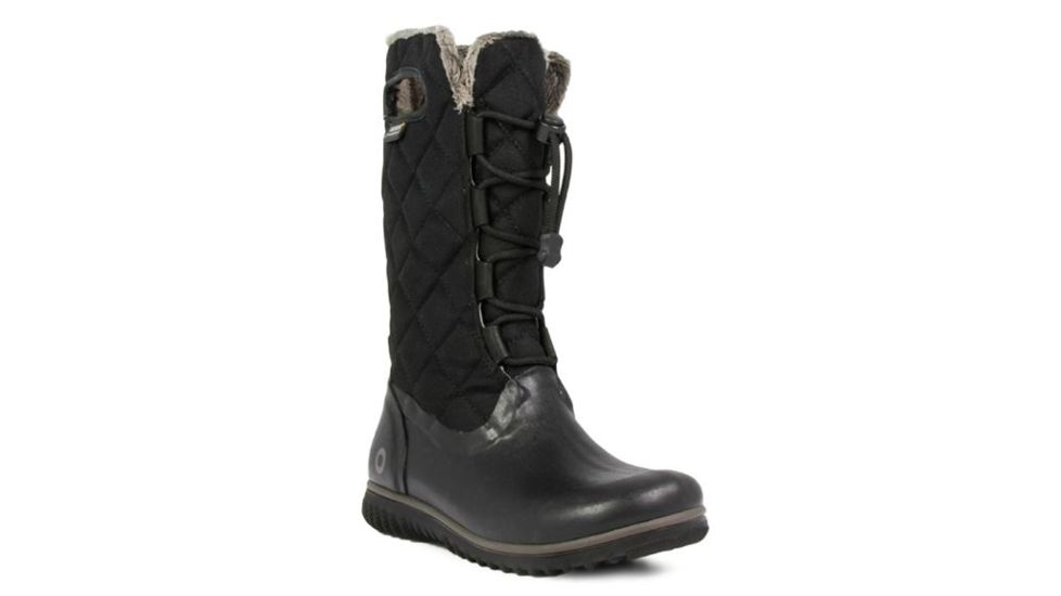 Bogs Juno Tall Rubber Boot - Womens-Black-Medium-6.5 US
