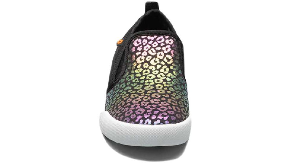 Bogs Kicker II Slip On Rainbow Leopard Shoes - Kids, Black Multi, 13, 72989K-9-13