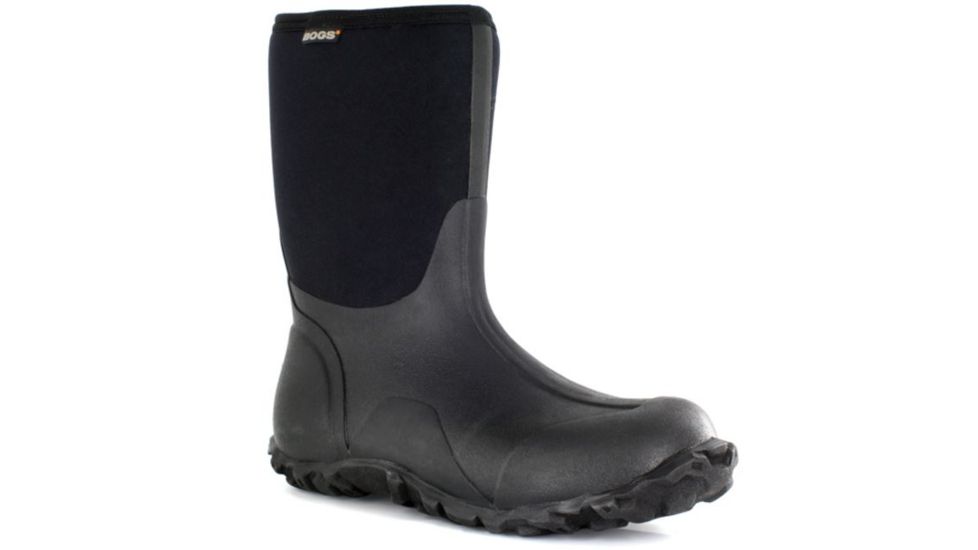 Bogs Mens Classic Mid Boot,Black,Size 13 61142-001-13