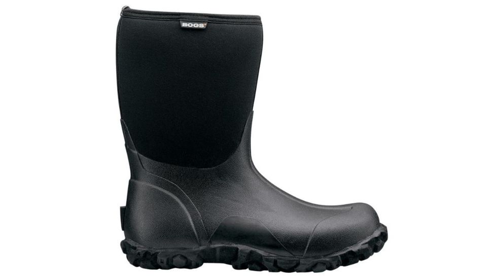 Bogs Mens Classic Mid Boot,Black,Size 13 61142-001-13