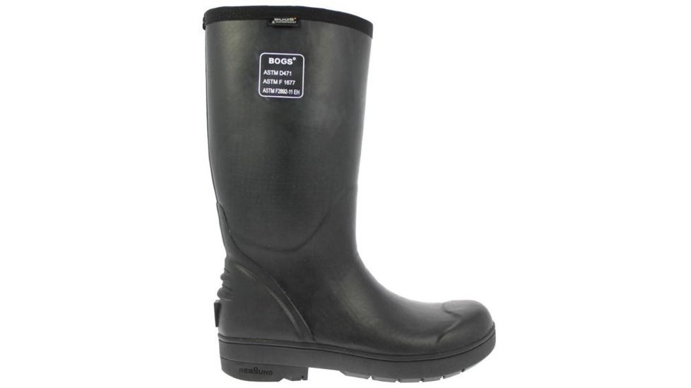 Bogs Mens Food Pro High Boot,Black,Size 4 71343-001-4