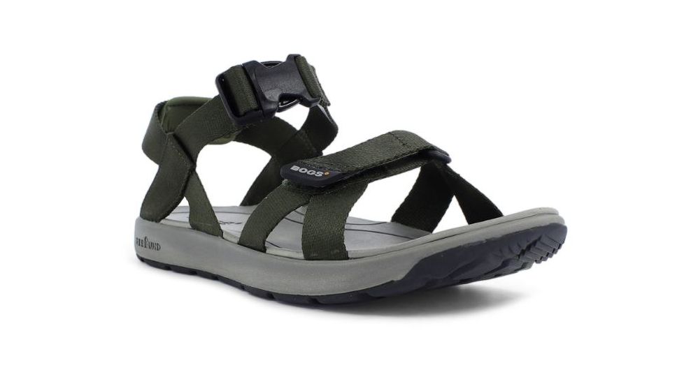Bogs Mens Rio Sandal,Dark Green,Size 8 71904S-301-8
