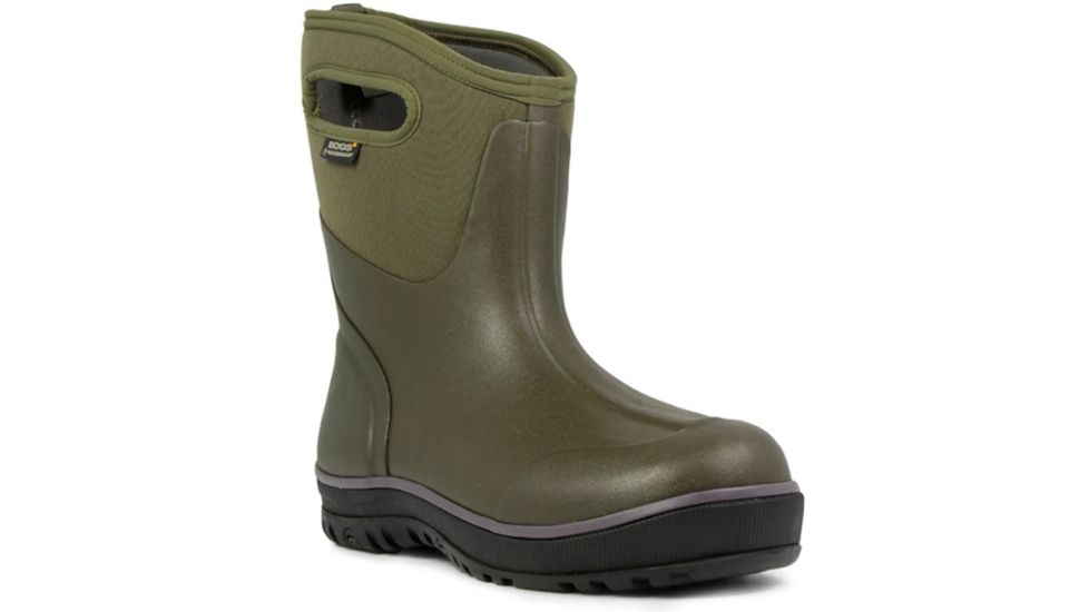 Bogs Mens Ultra Mid Boot,Army Green,Size 4 51407-343-4