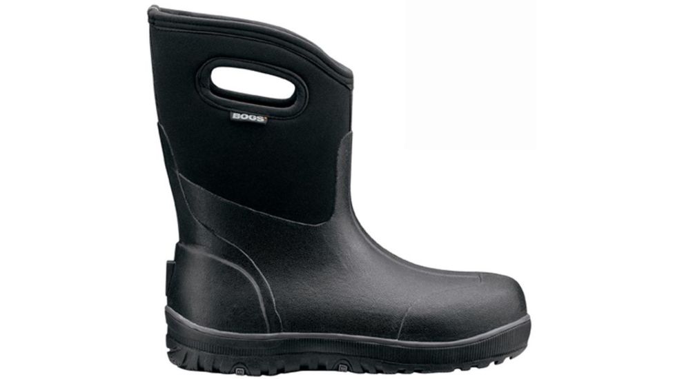 Bogs Mens Ultra Mid Boot,Black,Size 4 51407-001-4