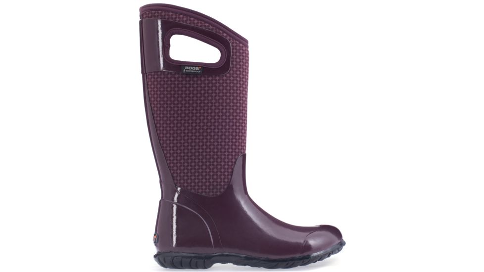 Bogs North Hampton Cravat Rubber Boot - Women's-Eggplant Multi-Medium-10