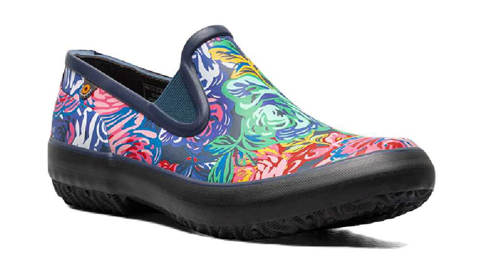 Bogs Patch Slip On Rose Garden Shoes - Womens, Rose Multi, 8, 72972-694-8