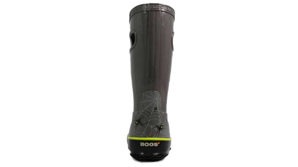 Bogs Rain Creepy Crawler Boot,Gray Multi,Size 1 71859-062-1