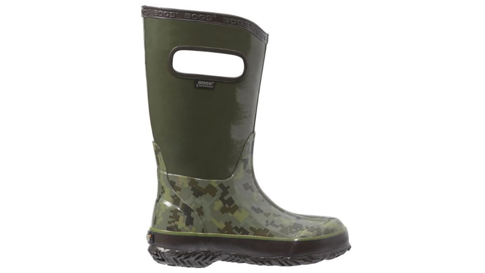 Bogs Rain Digital Camo Boot,Olive Multi,Size 8 71741-302-8