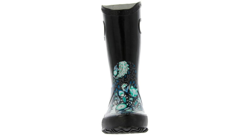 Bogs Rain Forest Boot,Black Multi,Size 1 71739-009-1