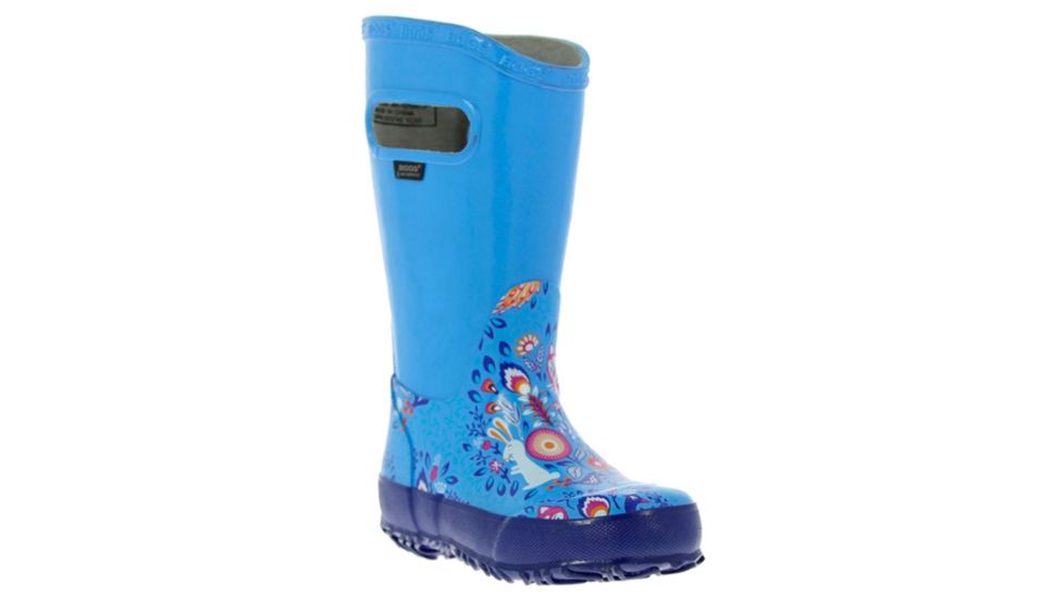 Bogs Rain Forest Boot,Blue Multi,Size 2 71739-460-2