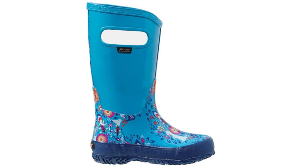 Bogs Rain Forest Boot,Blue Multi,Size 2 71739-460-2