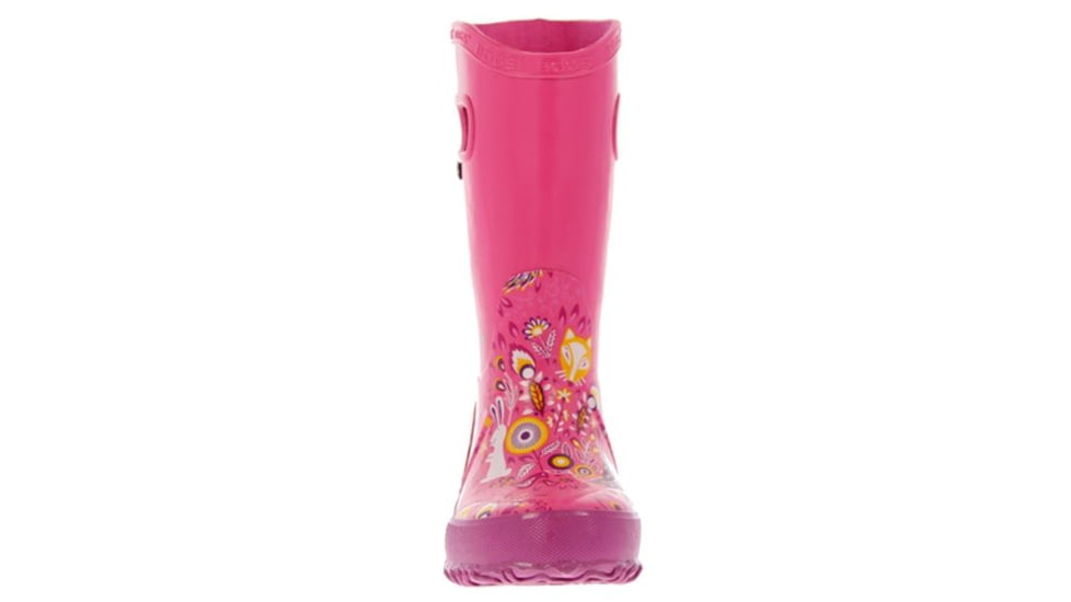 Bogs Rain Forest Boot,Pink Multi,Size 1 71739-690-1
