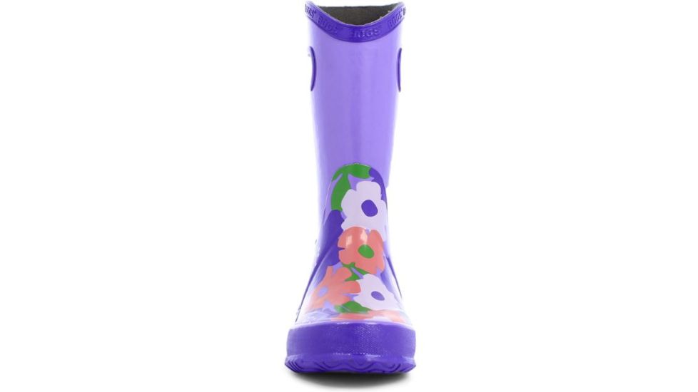 Bogs Rain Spring Flowers Boot,Violet Multi,Size 11 71927-546-11