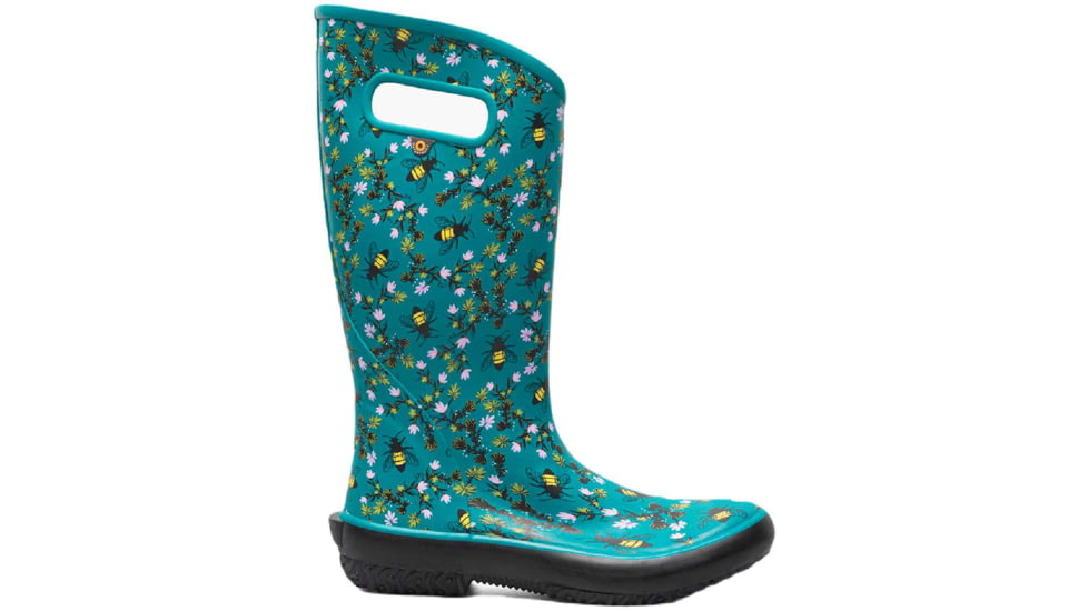 Bogs Rainboot Bees Shoes - Womens, Dark Turquoise, 10, 72977-442-10