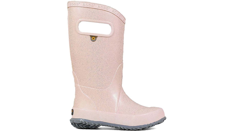 Bogs Rainboot Glitter Shoes - Girls, Rose Gold, 4, 72399-689-4