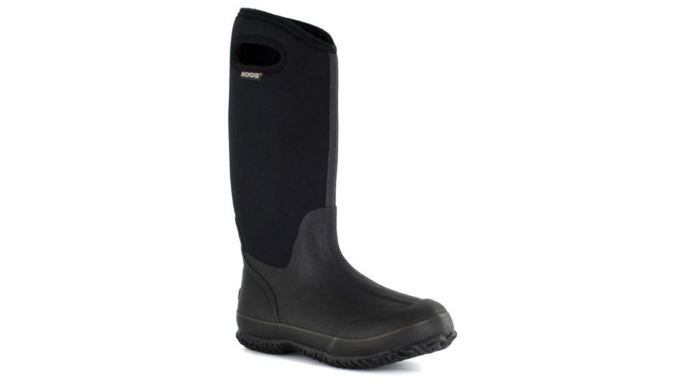 Bogs Womens Classic High Wide Shaft Boot,Black,Size 10 60153W-001-10