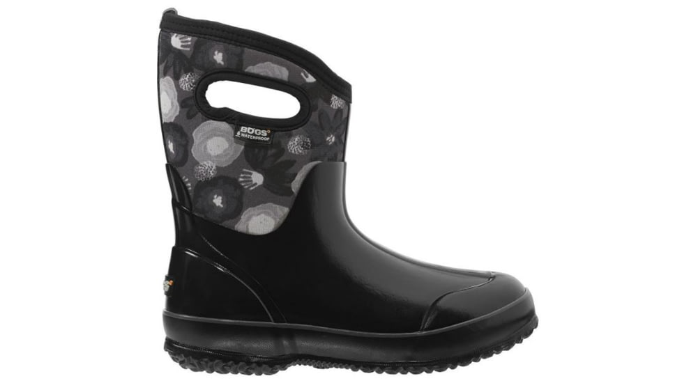 Bogs Womens Classic Watercolor Mid Boot,Black Mulit,Size 6 71788-009-6