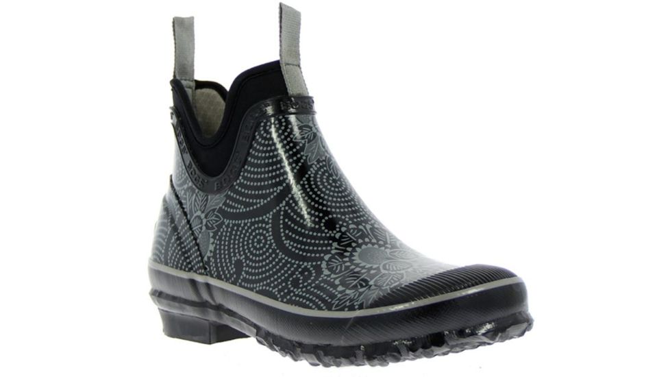 Bogs Womens Harper Batik Boot,Black,Size 6 71711-001-6