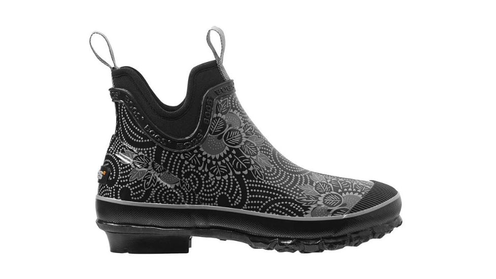 Bogs Womens Harper Batik Boot,Black,Size 6 71711-001-6