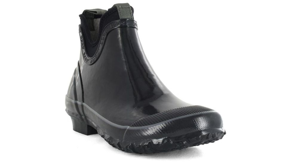 Bogs Womens Harper Solid Boot,Black,Size 12 71490-001-12