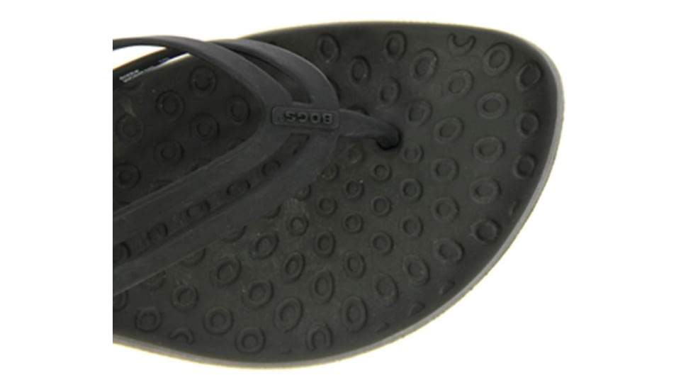 Bogs Womens Hudson Rubber Sandal,Black,Size 12 71696-001-12