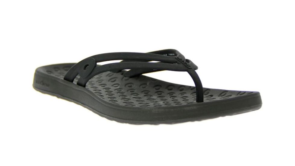 Bogs Womens Hudson Rubber Sandal,Black,Size 12 71696-001-12