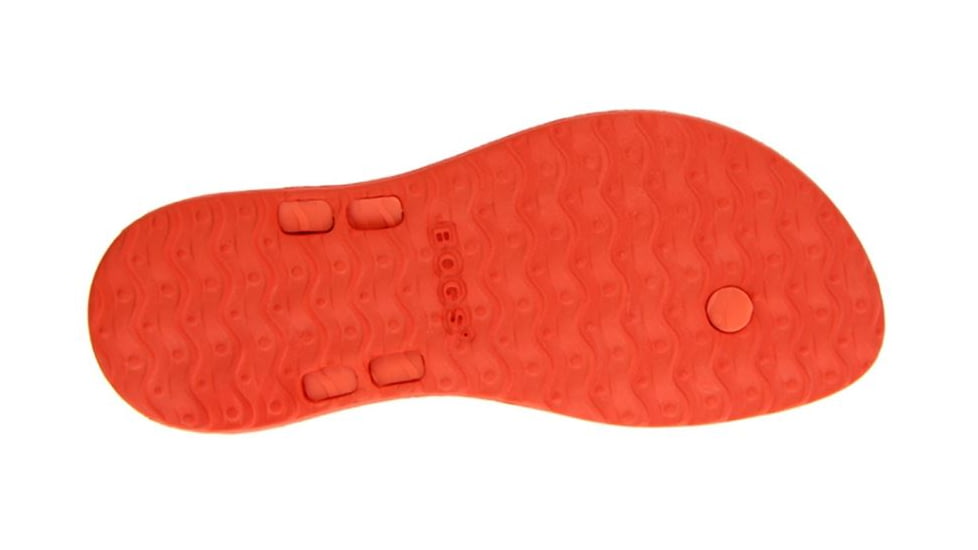 Bogs Womens Hudson Rubber Sandal,Melon,Size 8 71696-831-8