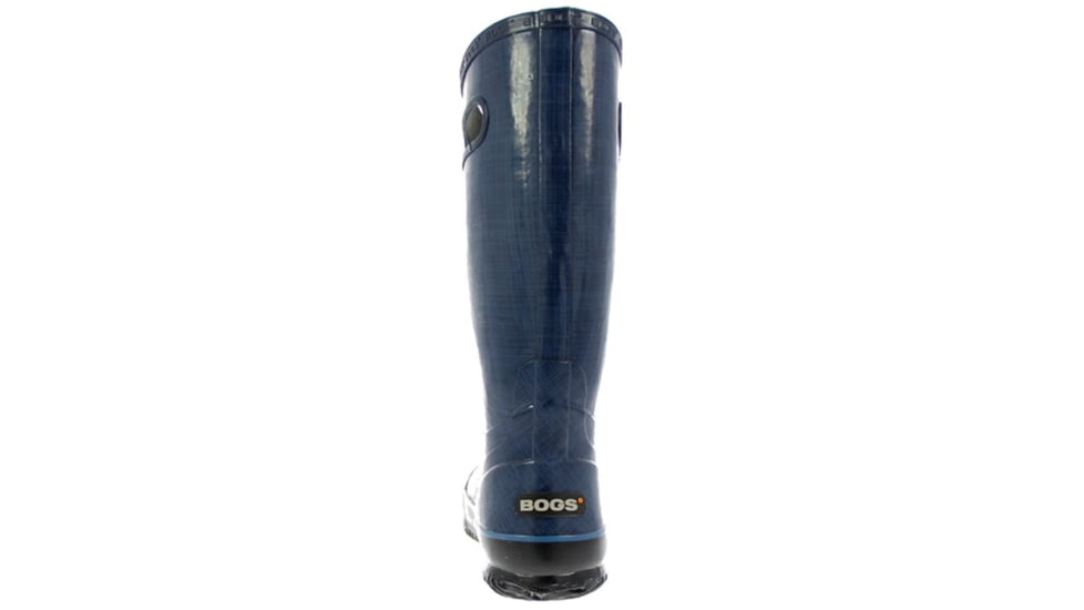 Bogs Womens Linen Rain Boot,Indigo,Size 6 71434-401-6