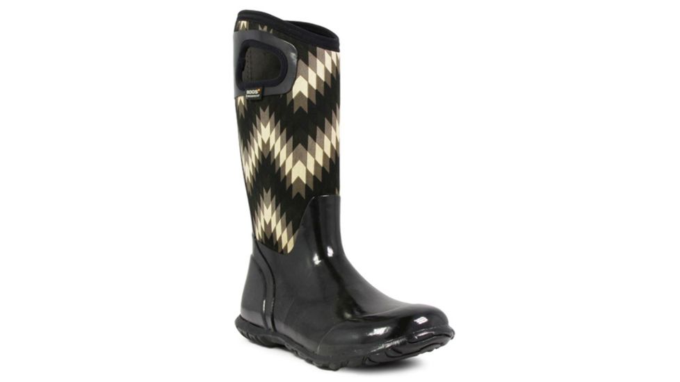 Bogs Womens North Hampton Native Boot,Black/Gray,Size 12 71715-975-12