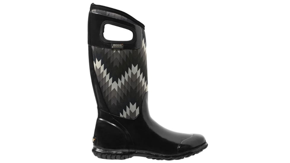 Bogs Womens North Hampton Native Boot,Black/Gray,Size 12 71715-975-12